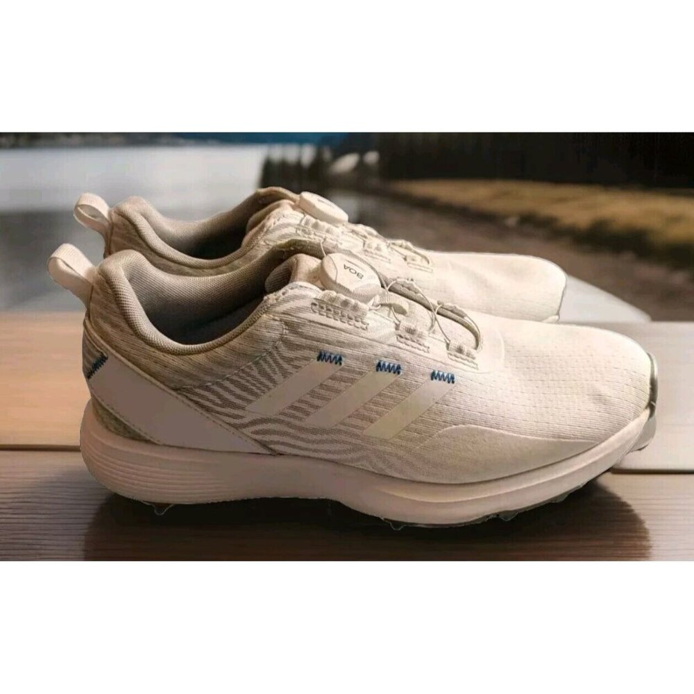 Adidas Golf Shoes Womens Size 7.5‎ White S2G Boa Soft Spike GV9778 Sneakers